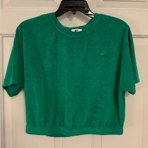 Green Juicy Couture Crop Top size Large